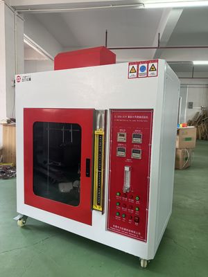ISO3582 ASTMD4986 Horizontal and Vertical Burning Tester Flammability Testing Machine Flame Tester