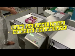 فلزیاب خط تولید مواد غذایی با صفحه لمسی حساس برای غذا